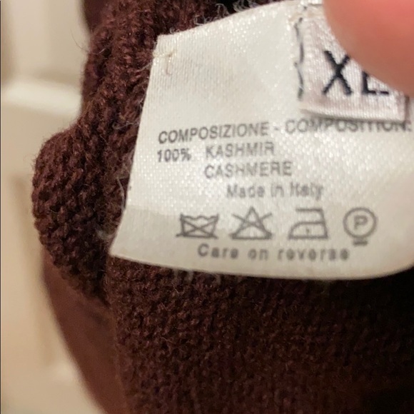 YVES SAINT LAURENT MAROON CASHMERE DRESS👗 - Picture 5 of 5